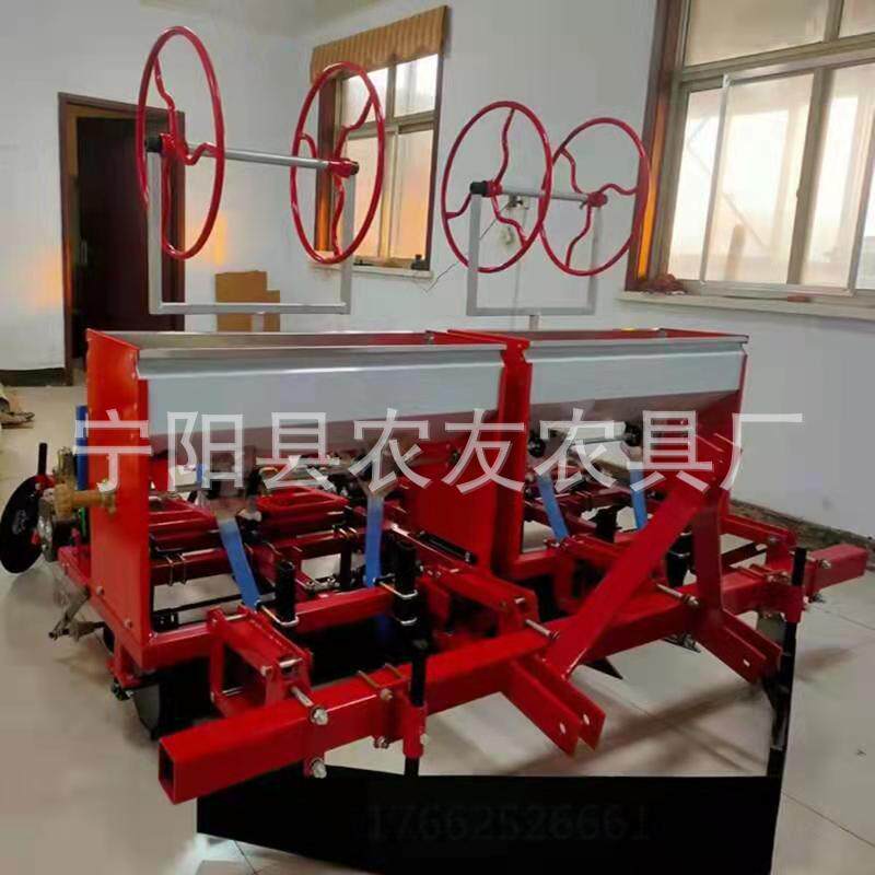 式花生大豆施肥精播2行4行机玉米播种机手推汽ny3600油播种机粱高