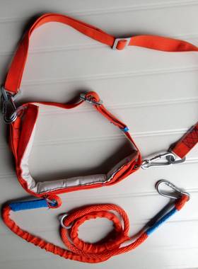 工围杆腰式险半后背绳全身登高双保HKI绳高强度安全电身带