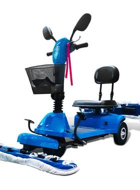 超宝Y102电动推尘车驾驶式牵尘拖地商擦地扫地机77629工厂车用间H