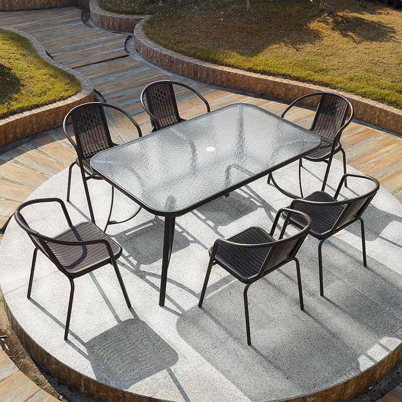 藤椅休户外藤具阳台bde8-01桌椅闲庭院腾椅滕椅桌子椅子小编茶几