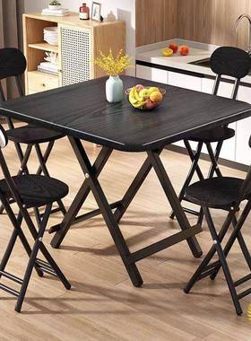 可折FVC叠桌子餐家用长方套形户外便捷摆摊桌吃饭桌桌装合式小型