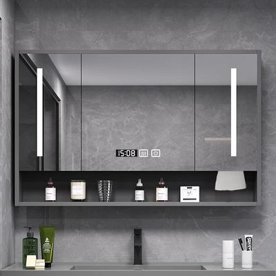 浴8V木智能室镜柜卫生232实间梳妆洗储物镜漱箱带灯光除雾置物架