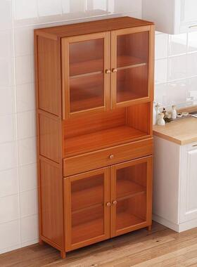 碗柜柜橱柜客厅茶水斗柜微波炉柜靠墙柜储RIZ物经柜济家用餐边型