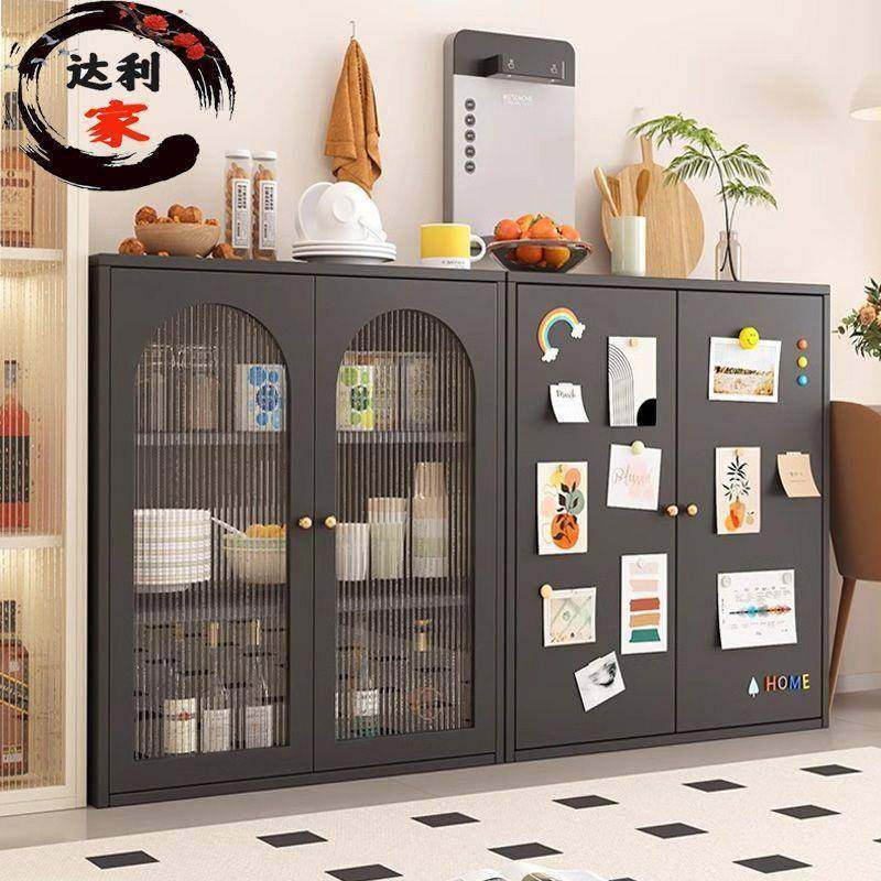家落地餐边柜EYY客厅茶水柜酒柜碗厨房用柜置物柜双开门柜铁皮置,住宅家具,餐边柜,淘宝优惠券,粉丝福利购,淘宝优惠卷