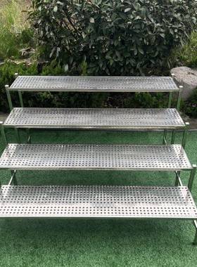 不锈钢阳台阶外梯铁户庭院室外架阶梯花形艺式OVQ多层单层落地式