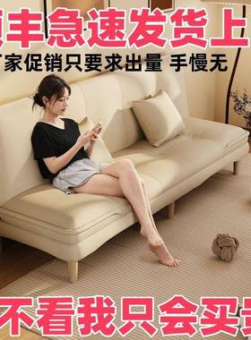 懒沙发小型客厅多户SRI功能折叠两用简易出租房用经型济人布艺小