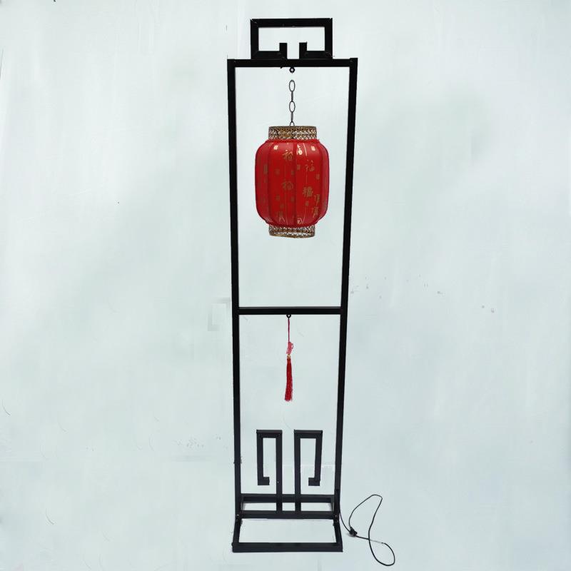 婚庆具中式道汉唐31525屏风路引灯笼件中国风铁婚礼仿古摆艺宫灯