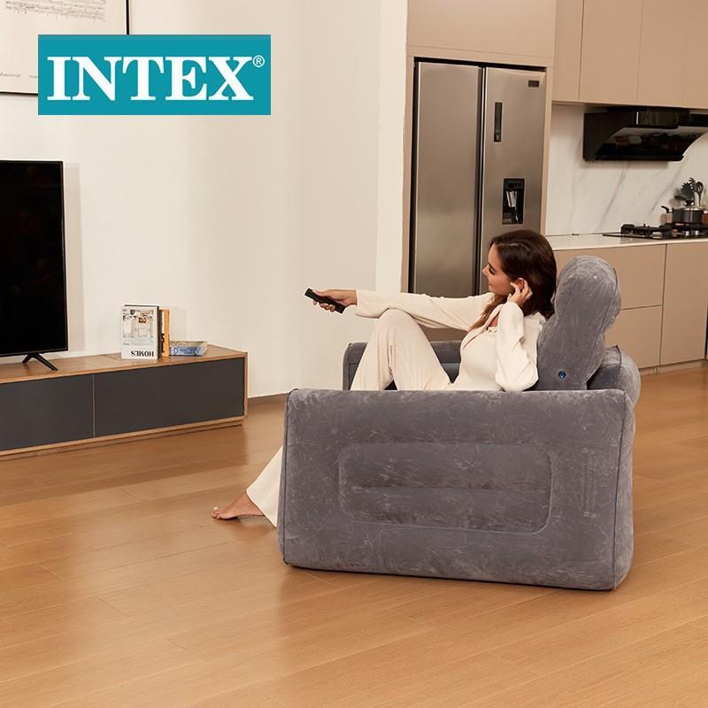 INTEX66椅551家居充气室沙发办公午休床户外充沙气117*224*座创意