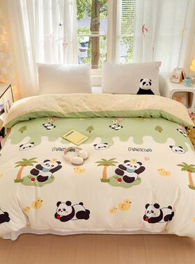 人学生新宿舍纯棉被套单件卡通全棉单双被罩棉被H2RxY4bp套小清套