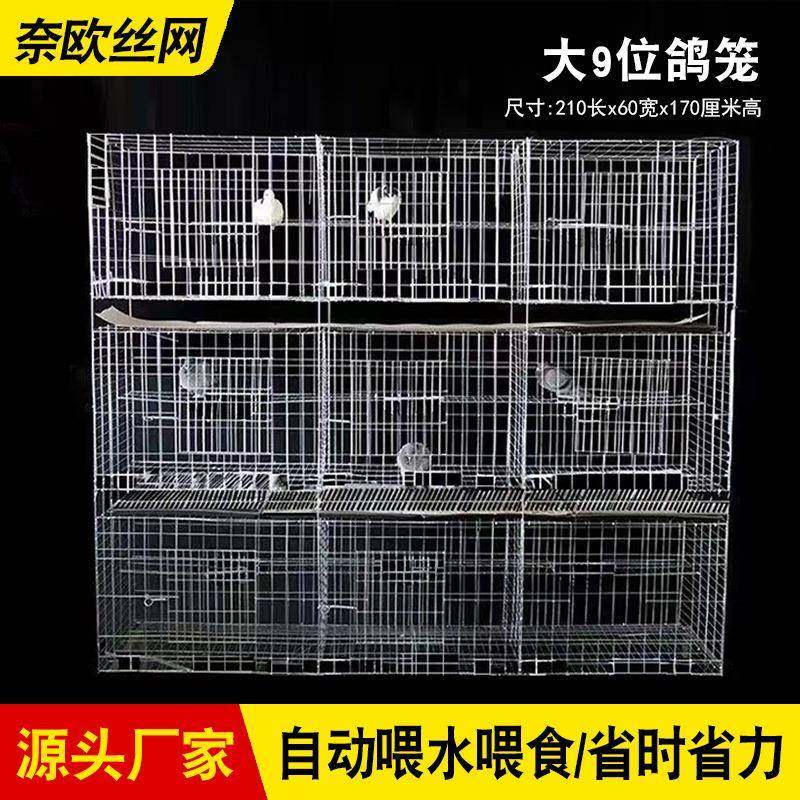 大号9位宝笼NEC养殖场专用信鸽笼配对繁殖鸽三层鸽舍鸽宝棚元元鸽