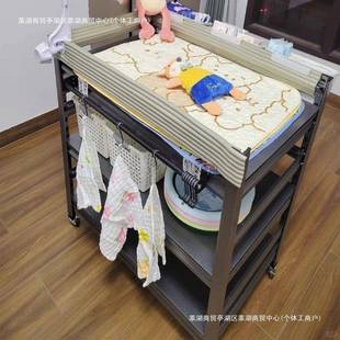 3421衣尿置布台物架可移动婴儿护理台洗澡按摩童多功能儿换台奶婴