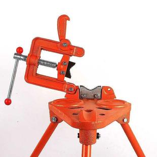 民力伟脚台虎钳龙门架子夹管钳台钳管带子带架YRG压钳三脚架台钳