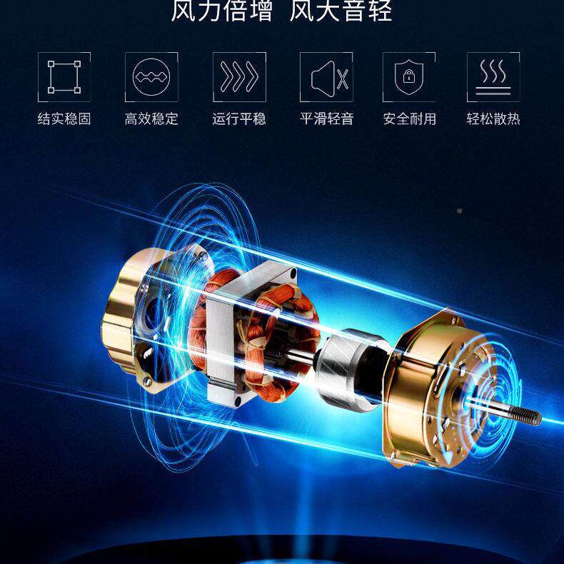 1载2V车V载风扇出租车练用教车双头风扇面包车小风扇2AHQ4大货车