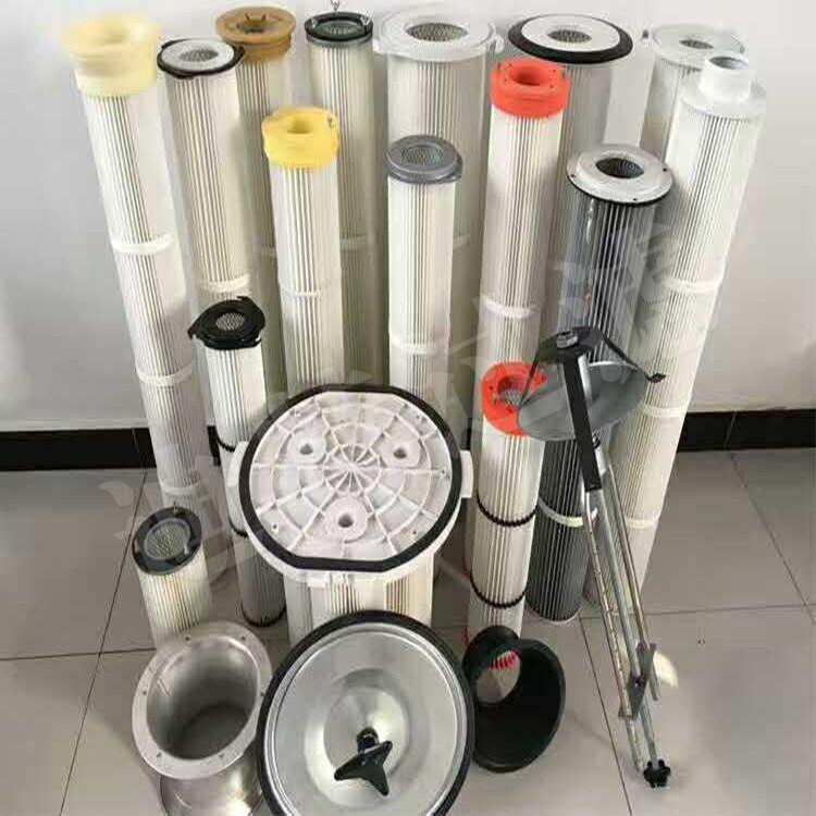 商砼站混凝土搅拌站水泥罐除尘滤筒脉冲反吹振动式仓顶除尘器滤芯