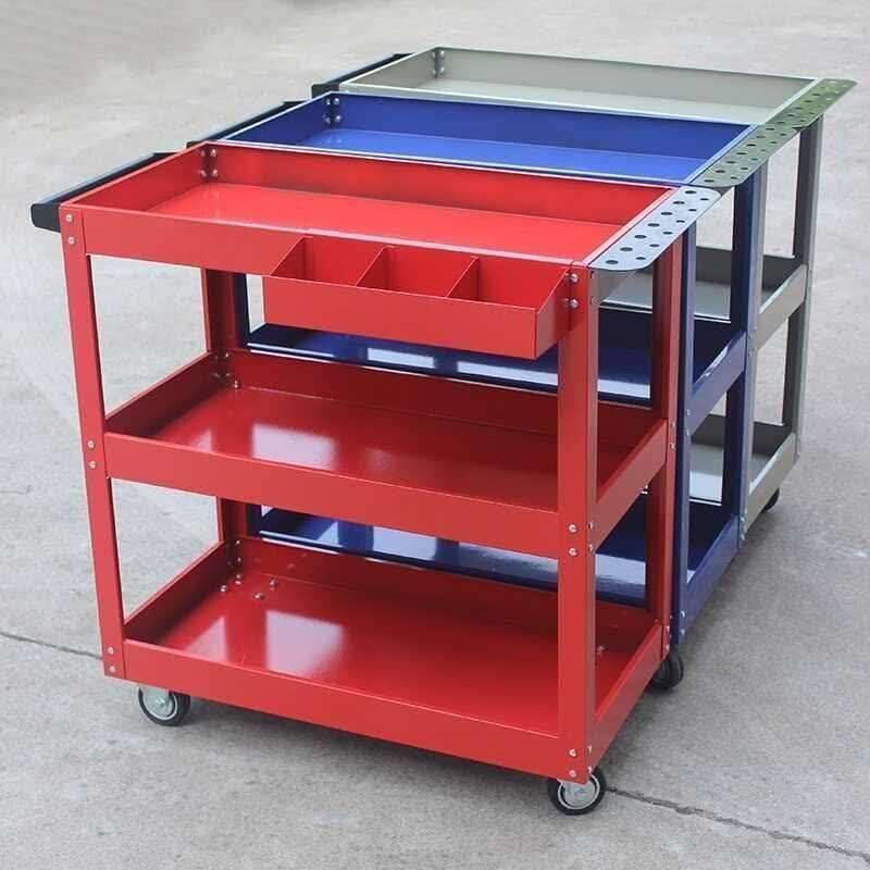 汽修维修工具车零件车工具车货物架三层四层五层多层移动带轮子