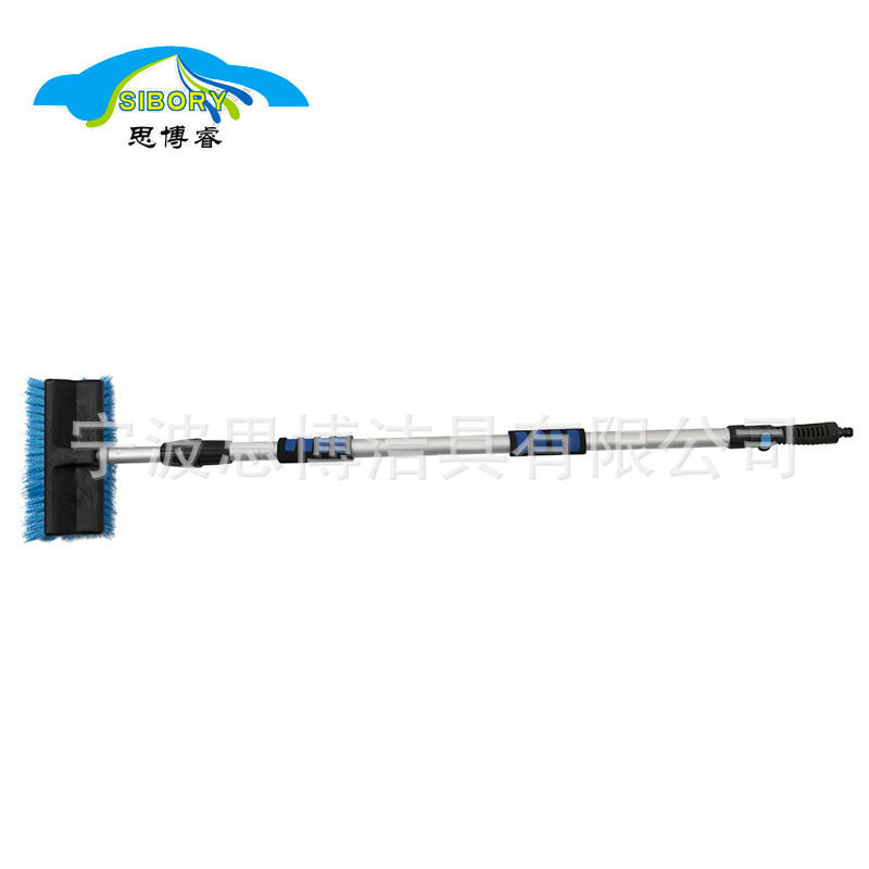 可伸缩洗车刷盒蜡拖掸