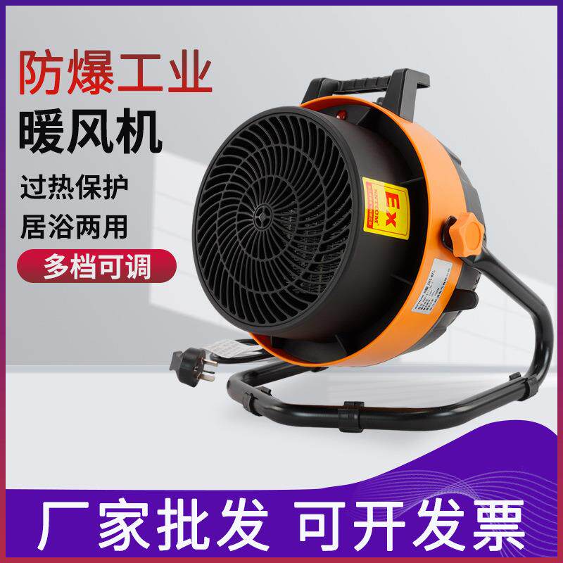 防爆工业养殖场育雏厂房车间大功率烘干取暖器BGP-3000W电暖风机