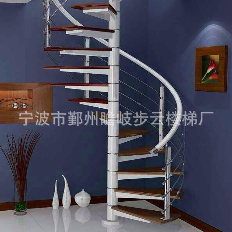 厂家直销不锈钢扶手楼梯水泥基础梯钢楼梯不锈钢台风家用楼梯