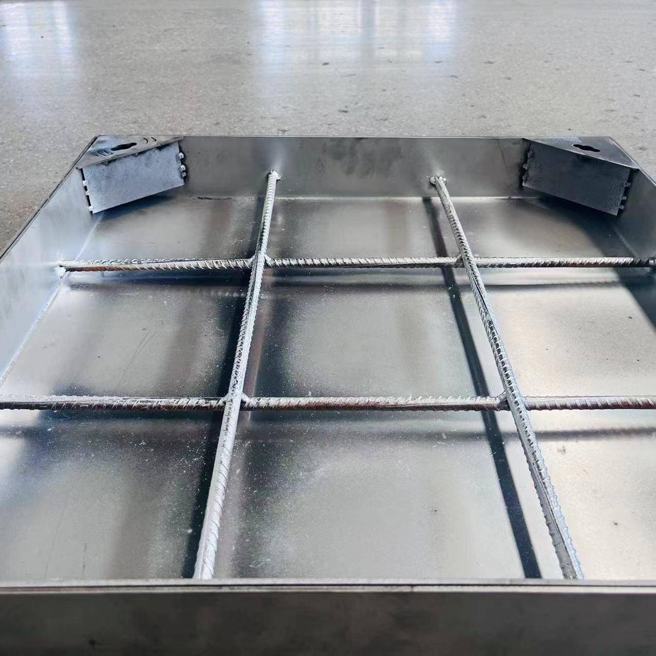 形井方形359电力市政窨井井盖下沉式铺砖井隐盖不隐锈盖钢形井盖