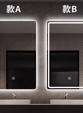 灯卫生间镜子led浴室雾镜带壁挂防厕所发光镜EFN洗智能镜子触手摸