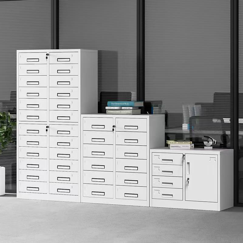 20250316收纳矮公物柜办室储钢制铁皮文件柜柜档案资料带锁小柜子