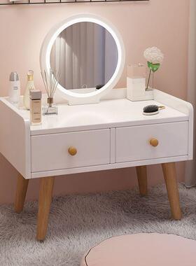 飘梳妆台小卧梳室化妆桌收纳一窗体小型桌子网红化GGP妆台简易妆
