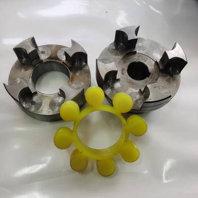 现货FHG块高精LMD型梅花形联轴器度弹性LMZ-I型梅形弹性花联轴器