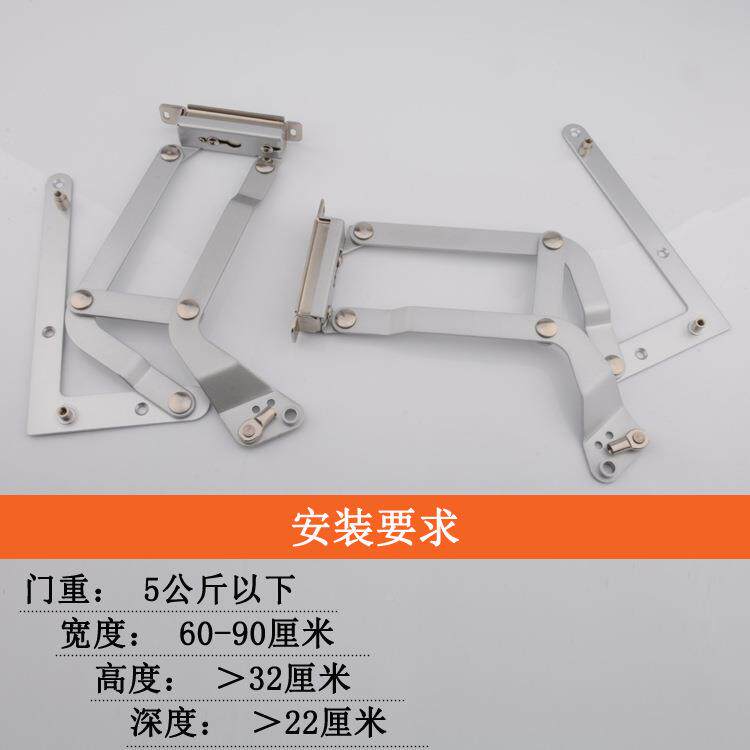 降工厂直QGO供橱柜垂直上翻门支撑杆气平移上翻动气撑杆升拉杆支