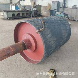 矿用铸胶包胶滚滚筒输滚送传动机改向筒主AGI动驱动筒