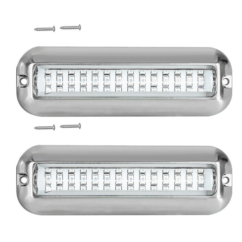 船用灯水下灯10-36V IP68船用配件不锈钢船舶改装船底甲板灯LED灯