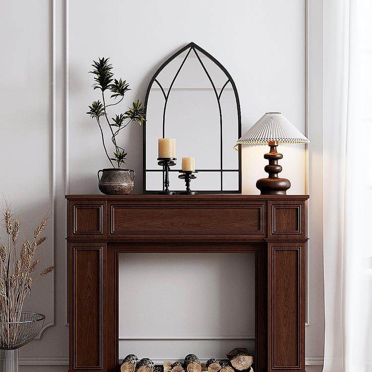 法式复古DYH壁炉装示饰胡柜实木桃色民宿窄展台客厅隔断玄关柜置,电子元器件市场,其它元器件,淘宝优惠券,粉丝福利购,淘宝优惠卷