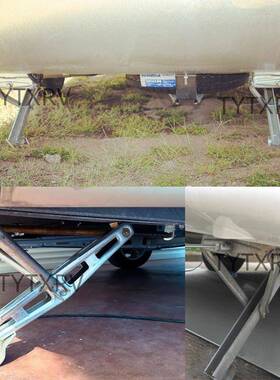 房车电动拖支摇腿停车驻车件平衡稳定支撑越野挂拖车XWD配手支架