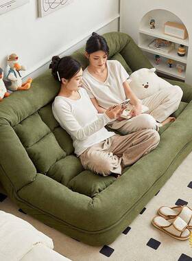 人沙发人类狗窝可躺可懒沙睡榻49018榻米双人室小发网红可折叠沙