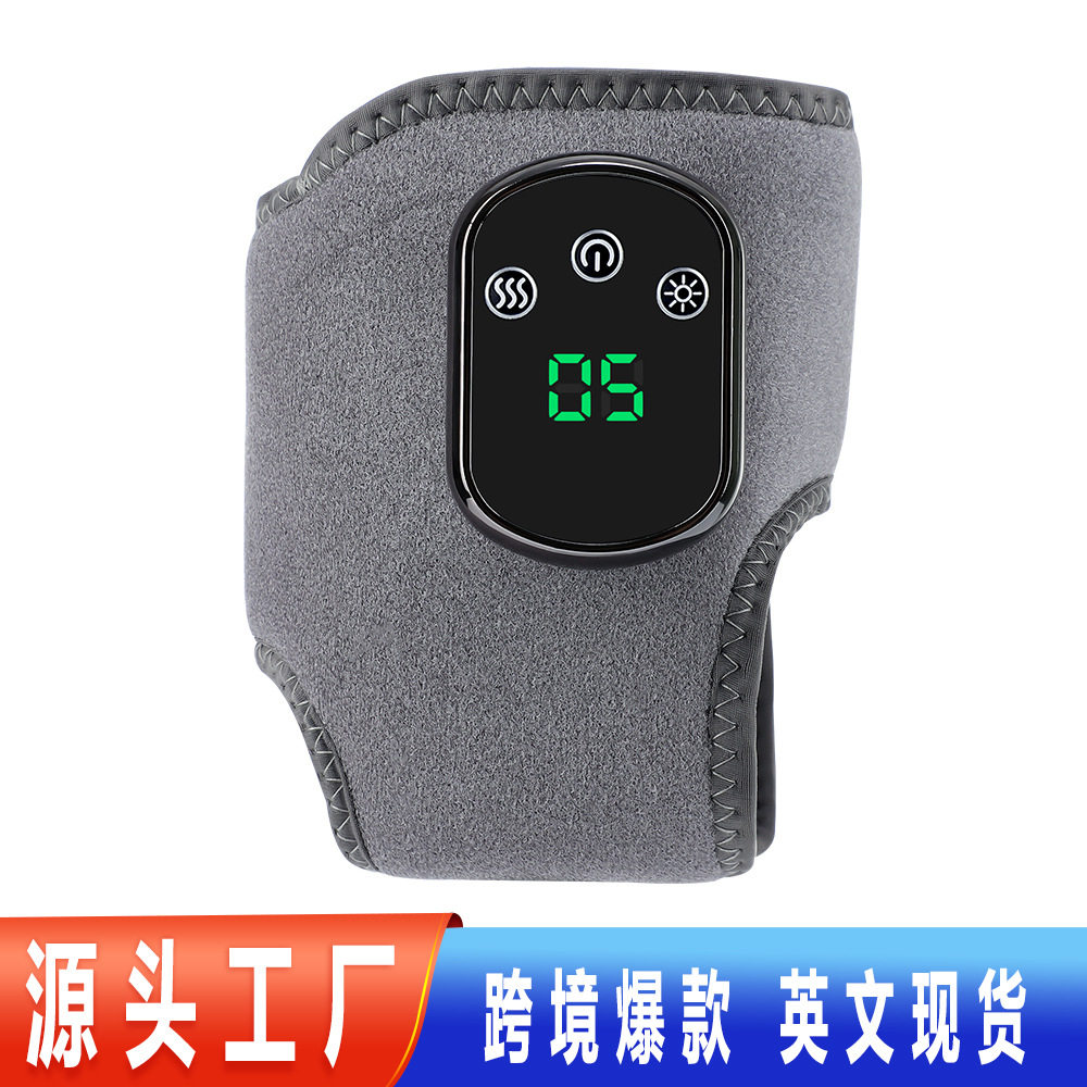 跨境新款脚踝足底按摩器关节按摩智能温控热敷护手腕护脚踝按摩仪