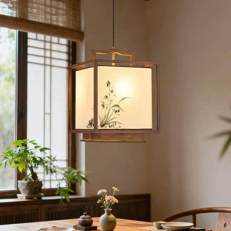 宋式实木书房Lighting护墨眼吊灯中式水画复古东厅方美学餐吧台新,家装灯饰光源,智能吊灯,淘宝优惠券,粉丝福利购,淘宝优惠卷
