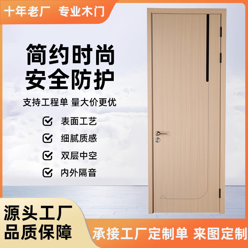 轻奢极简现代房门木门多系列款式室内门生态平开房间门高档免漆门