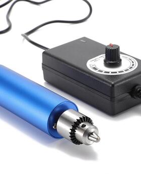 无级调速持迷你金小属电磨多功手能蓝色打磨雕WVK文玩刻小