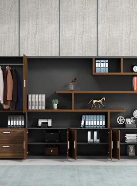 办公家办公室文件柜储柜木质资料档案柜书柜FYR20211带具锁柜子物