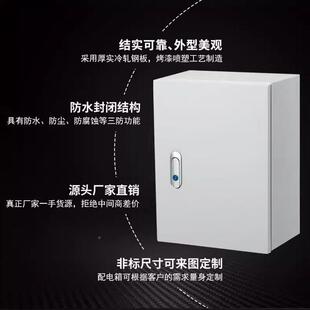 斯威尔电户外IP6板6普防水监控箱防雨配柜RYW明装配电箱冷轧钢基