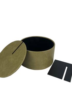 现代简约样板间居卧室卡装片几何收纳家盒托盘收笔筒纳纸巾GQL盒