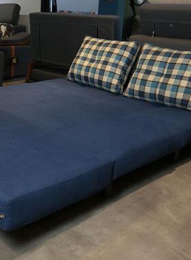 现代伸简约网红小户型单双可折叠缩沙发人床多功款能QLN懒人家用