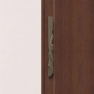 豪华门仿古铜不锈玻璃把钢现货铝板实木双开手门78065极简设计办