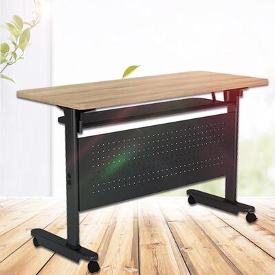 鸿河时滚尚简约架五金配件轮叠桌架家居桌不FEA占地折式桌架