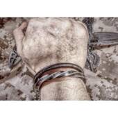 全工订 999手纯银 简镯 正品 维京战制 Gear 首饰 男人 V.U 单 粗