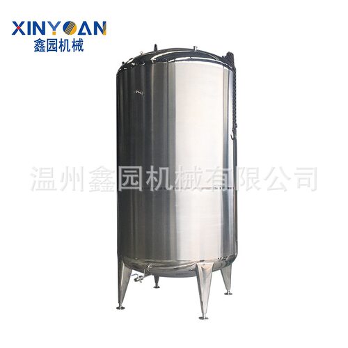 加工定制大型不锈钢储罐 卫生级储液罐 304/316L单层立式储水罐