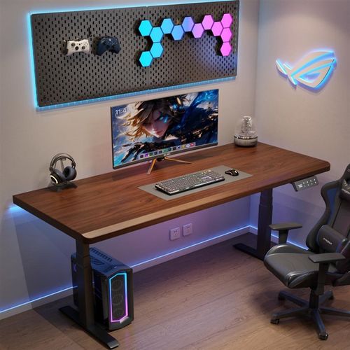 智能电动升降桌腿 双电机双横梁 超静音