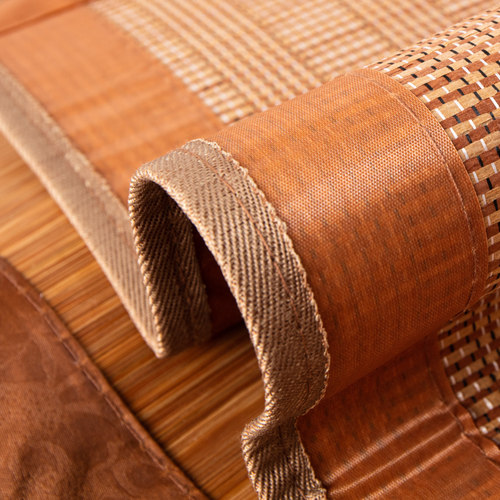 亲肤直筒凉席1.8米夏季家用1.5竹席子2m不折叠1.35床定制1.2定做