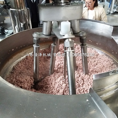 电磁调料火锅底料炒料机 火锅底料炒锅生产厂家 龙虾底料炒料机