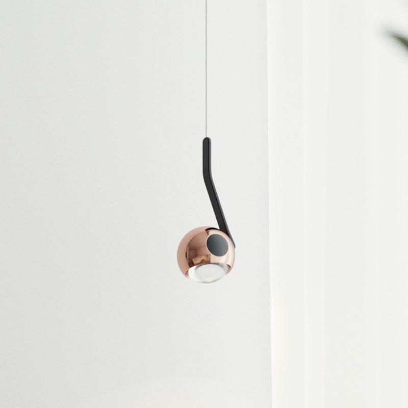 现代简约风格360度旋转自由拉伸悬停卧室床头吧台餐厅魔球小吊灯