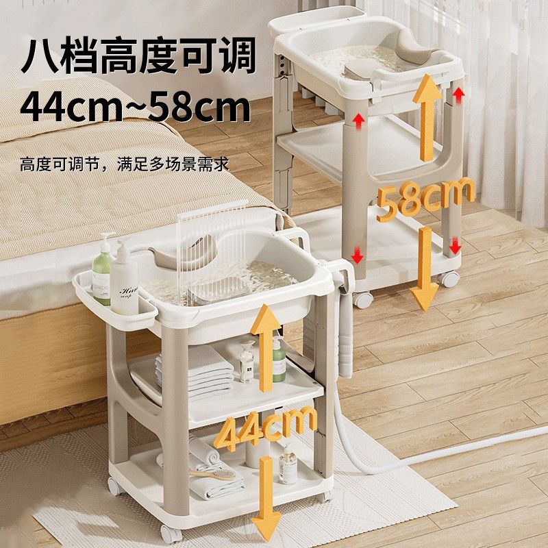 洗头盆卧床病人家用平躺式孕妇月子洗头神器老人泡头盆水循环头疗